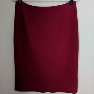 Red Pencil Skirt